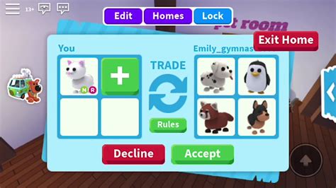 Well you've come to a good place my sweetheart! Only trading neon pets in adopt me!!!! 🌟💖🤩 ** got a ...