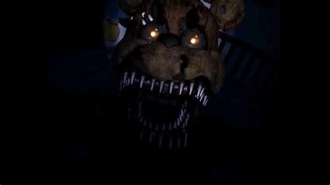 Fnaf 4 Nightmare Freddy Jumpscare Youtube