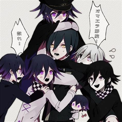 Or force kokichi and shuichi to somehow, work. Aw!!! There's a chibi Ouma clinging tight with a music note!