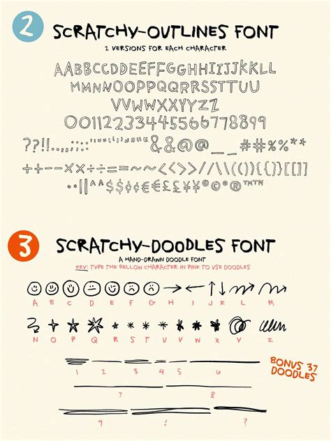 Scratchy Font Handwriting Texture The Suppply Co