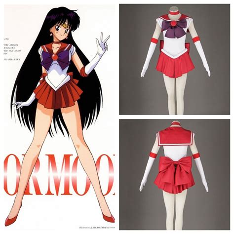 Sailor Moon Anime Cosplay Rei Hino Sailor Mars Cosplay Halloween Mujer Trajes Halloween Women