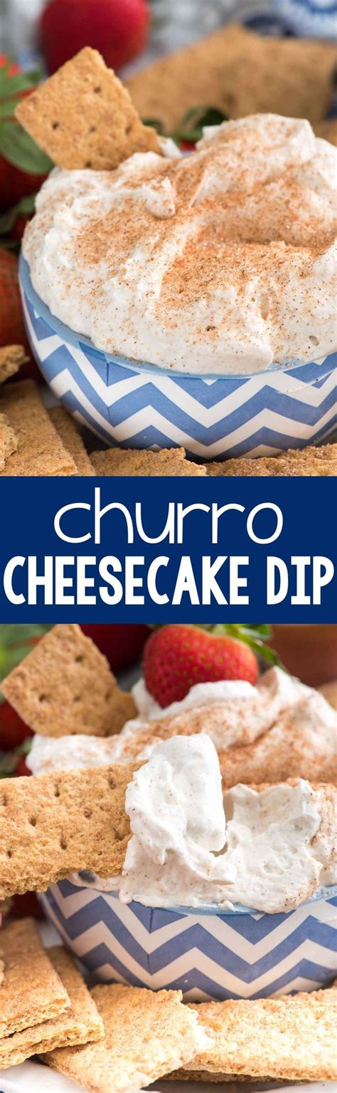 Churro Cheesecake Dip An Easy Way To Make No Bake Cheesecake Dip Full