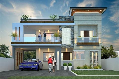 Simple Modern Exterior Design Of House
