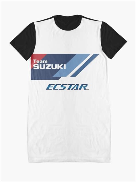 Motogp Suzuki Ecstar Team Graphic T Shirt Dress By Ujangramli Redbubble