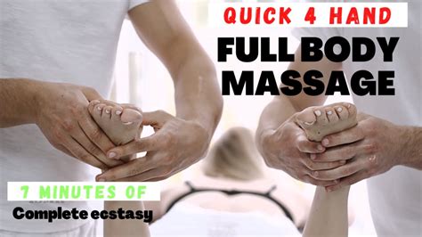 4 Hand Full Body Massage To A Girl By 2 Men If This Doesnt Make You