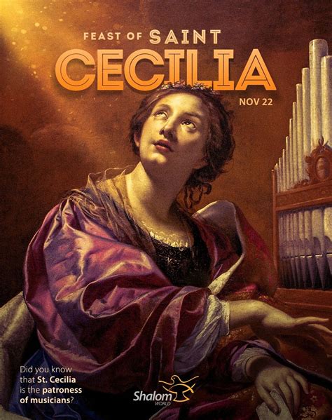 Did You Know That St Cecilia Is The Patroness Of Musicians