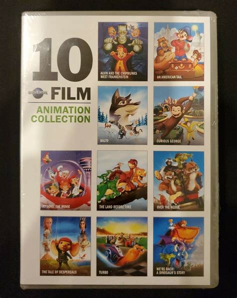 Universal 10 Film Animation Collection Dvd Boxed Set New 191329147122