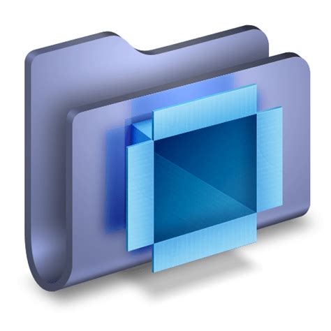 Dropbox Blue Folder Icon Alumin Folders Iconpack Wil Nichols