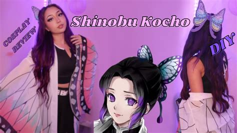 Shinobu Kocho Cosplay Diy Butterfly Hair Clip And Amazon Cosplay Review