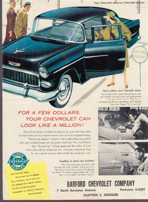 Pin By Bob Kelley On Cars Muscle Car Ads 55 Chevy 1955 Chevrolet