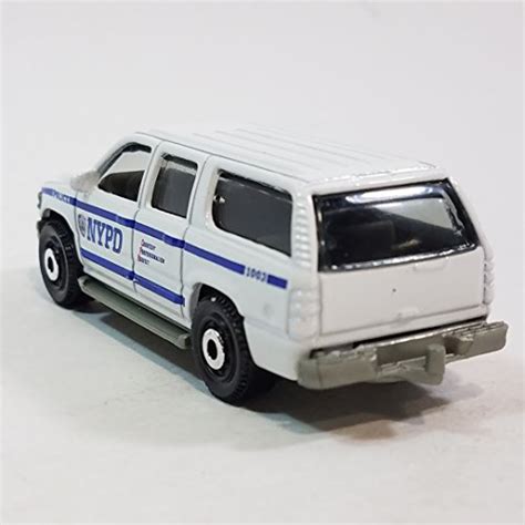 Matchbox Limited New York White Nypd Police 2000 Chevy Suburban 1003 1