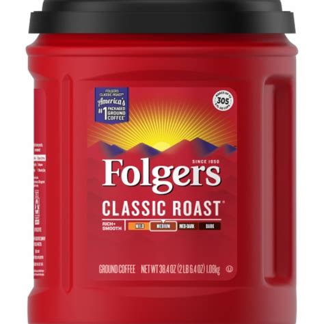 Folgers Classic Roast Medium Ground Coffee 384 Oz Dillons Food Stores