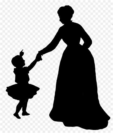 Free Mother And Child Silhouette Clip Art Free Download Free Mother