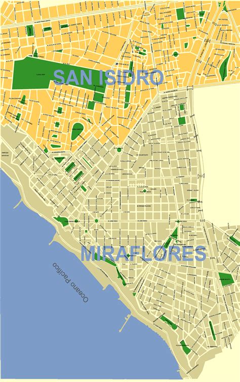 Lima City Map Lima Peru • Mappery