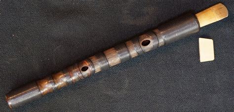 Antique Hichiriki Japan Zen Flute 1800s Japan Bamboo Musical Etsy