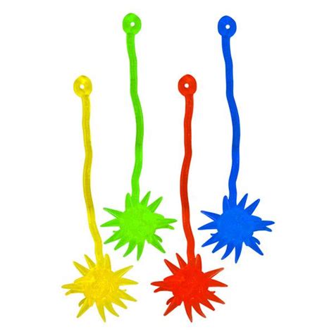 Spiky Sticky Balls Bag Of 12 Save With Our Discount Toys And