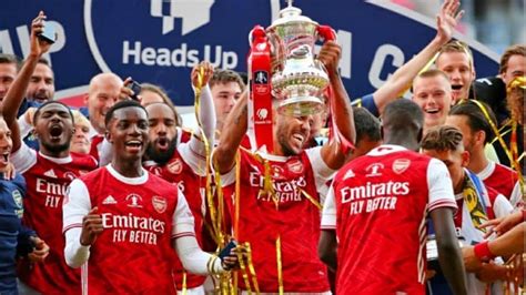 Arsenal Celebration After Fa Cup Win 2019 2020 Arsenal 2 1 Chelsa