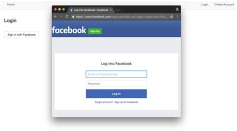 Login With Facebook Icon 416780 Free Icons Library