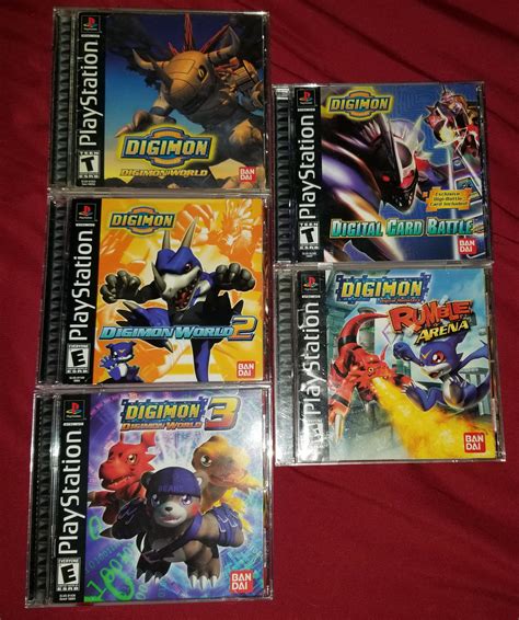Finally Got All The Ps1 Digimon Games Rgamecollecting