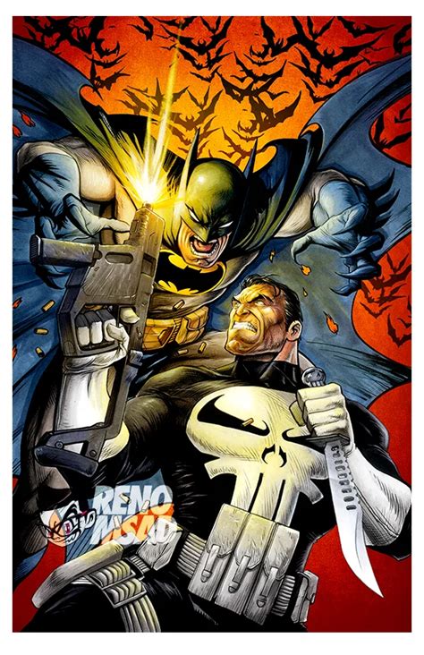 Batman Vs Punisher 11x17 In 2020 Batman Vs Punisher Batman