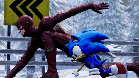 Sonic Vs The Flash Epic Race Youtube