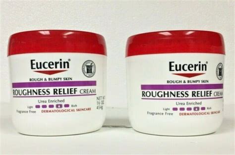 Eucerin Roughness Relief Cream Urea Enriched Rough And Bumpy Skin 16oz