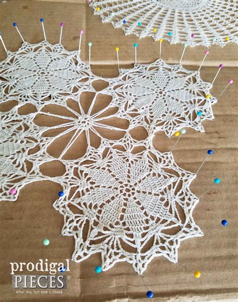How To Block A Doily By Prodigal Pieces Framed