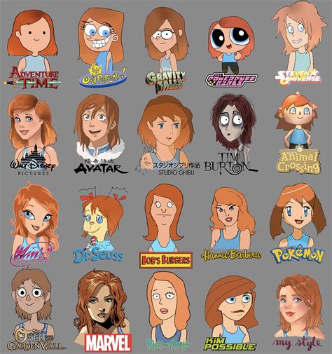 Different Art Styles Exploring The Many Faces Of Cartoon Characters