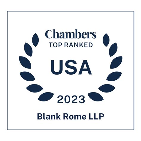Blank Romes Government Contracts Practice And Attorneys Highly Ranked