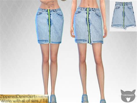Sims 4 Jean Skirt