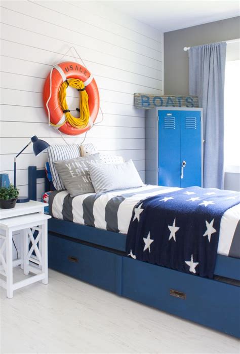 Nautical bedroom furniture at vary affordable prices. Nautical Boy Room | Boys nautical bedroom, Boy room ...