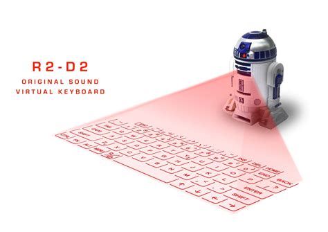 Star Wars R2 D2 Original Sound Laser Keyboard Limited Us Production