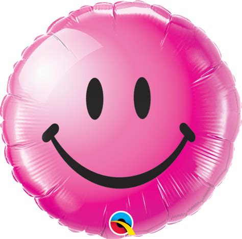 Folienballon Smiley Pink Ballon Shop Schweiz