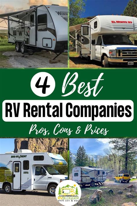 4 Best Rv Rental Companies Pros Cons And Prices Rv Rental Camper