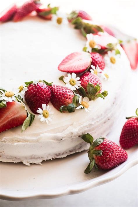 Duncan heinz is the bomb prep the strawberries and the whipped cream filling. Easy Strawberry Cake ~ a white layer cake filled with strawberry jam, frosted with almond ...