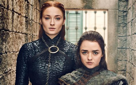 1920x1200 Sansa And Arya Stark Game Of Thrones Season 8 1080p