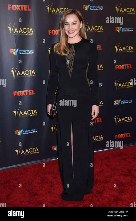 Abbie Cornish Attending The 5th Aacta International Awards Held At The