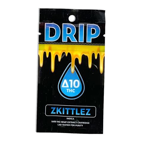 DRIP Cannabinoids: Zkittlez Delta-10 Cartridge | Leafly