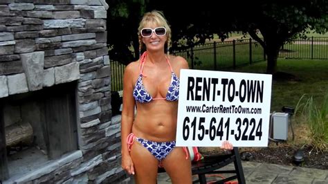 Rent To Own Wife In A Bikini Jumps In Pool And Almost Loses It Youtube