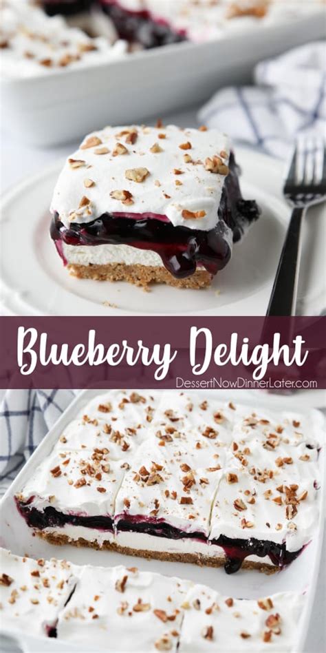 Blueberry Delight Aka Blueberry Lush Dessert Now Dinner Later