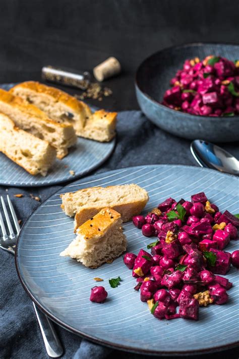 Indischer Kichererbsen - Rote Bete - Salat