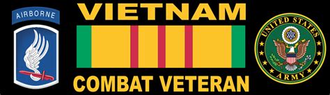 173rd Airborne Brigade Vietnam Combat Veteran Bumper Sticker