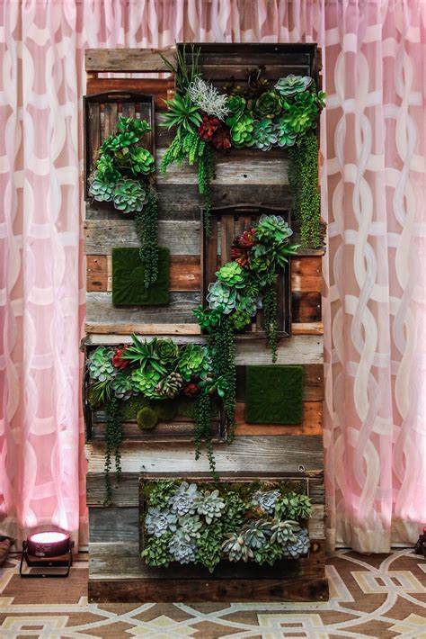 Succulent Walls Are A Great Way To Bring The Outdoors To An Indoor