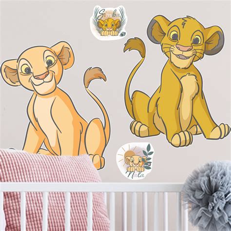 The Lion King Features Reusable Design Is Safe For Walls Sticks To