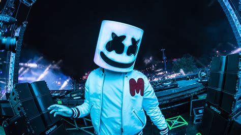 1920x1080 Marshmello 2018 On Stage Live Dj 5k Laptop Full Hd 1080p Hd