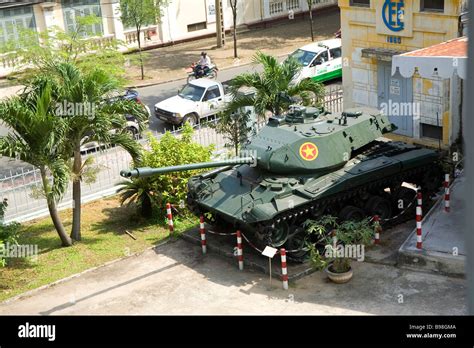 Captured Us Tank Captured By The North Vietnamese On Display At The