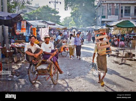 Mandalay Market Myanmar Burma Stock Photo Alamy