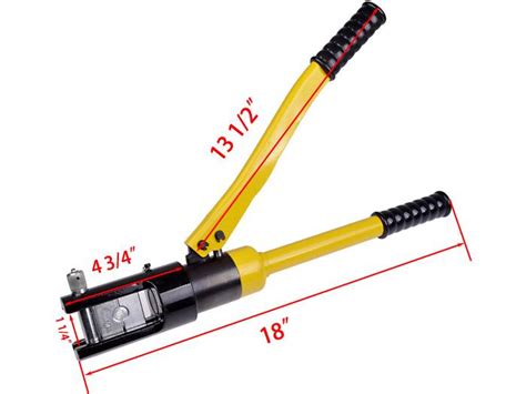 16 Ton Hydraulic Wire Battery Cable Lug Terminal Crimper Crimping Tool
