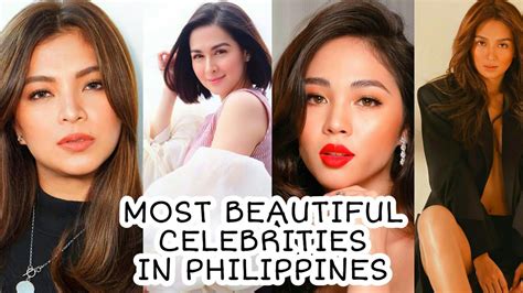 top 10 most beautiful celebrities in philippines ★ beautiful filipino girls youtube