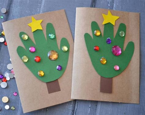 20 Simple And Sweet Diy Christmas Card Ideas For Kids